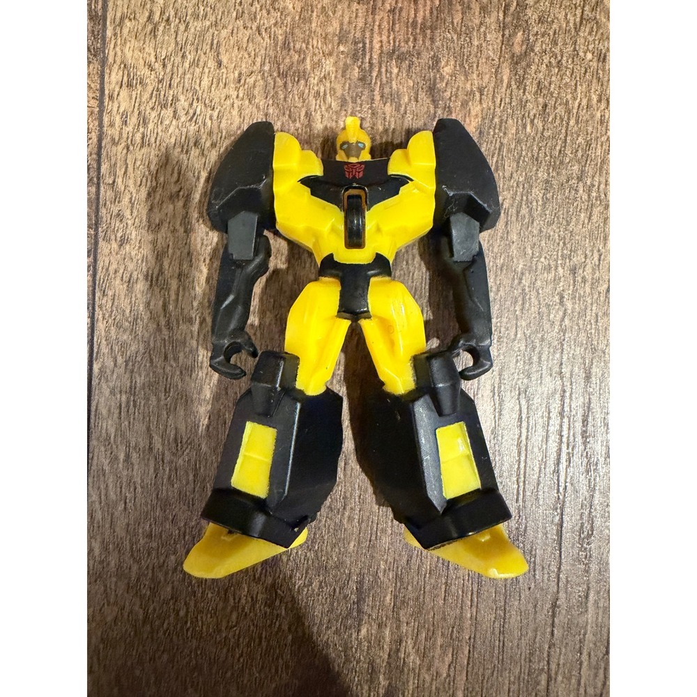 Hasbro 2016 McDonald's Happy Meal Toy Transformers Bumblebee Black Yellow Figure